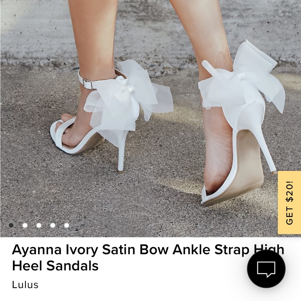 Lulus bow heels